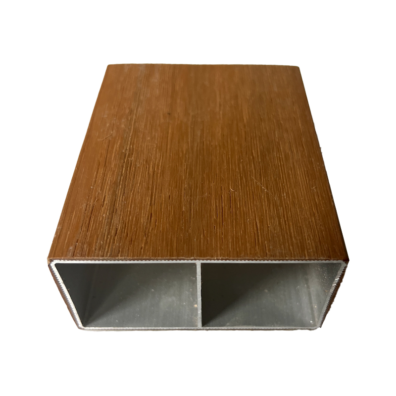 SRL-AL 50 * 30 mm vodeodolná a ohňovzdorná WPC paluba s odolným hliníkovým koextrúziom