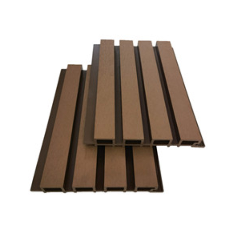 SRL-Cladding 219*28 Castellated WPC stenové obkladové panely pre interiérové ​​a exteriérové ​​dekorácie